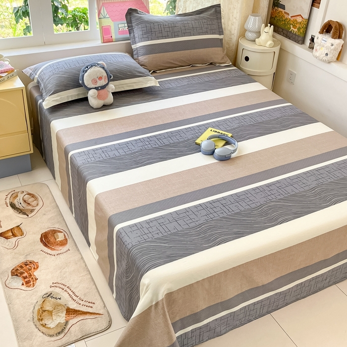 91家纺网 家纺一手货源 找家纺 莱通家纺 2025春夏新款12868纯棉印花四件套-系列二（商家提供买家秀） 布兰卡