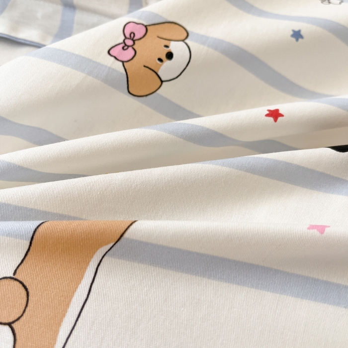 91家纺网 家纺一手货源 找家纺 （总）莱通家纺 2025春夏新款12868纯棉印花单被套 被套单件-系列二（商家提供买家秀）