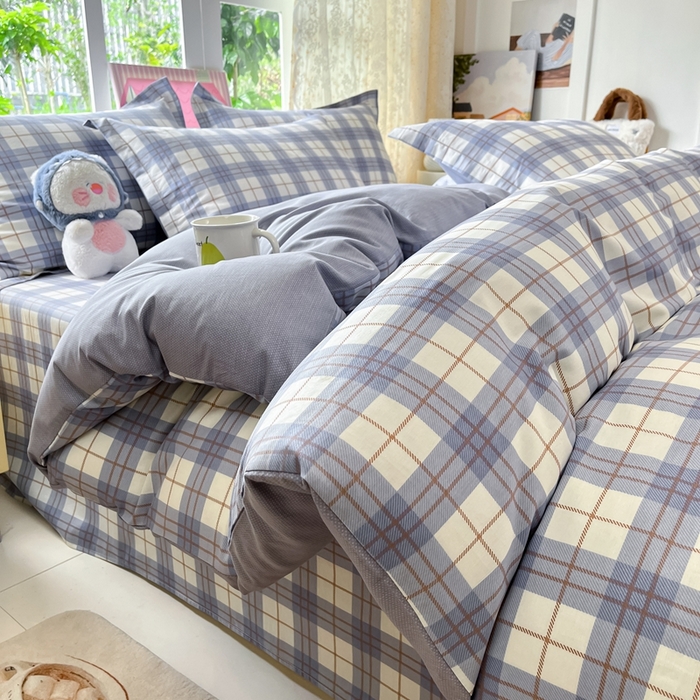 91家纺网 家纺一手货源 找家纺 （总）莱通家纺 2025春夏新款12868纯棉印花单被套 被套单件-系列二（商家提供买家秀）