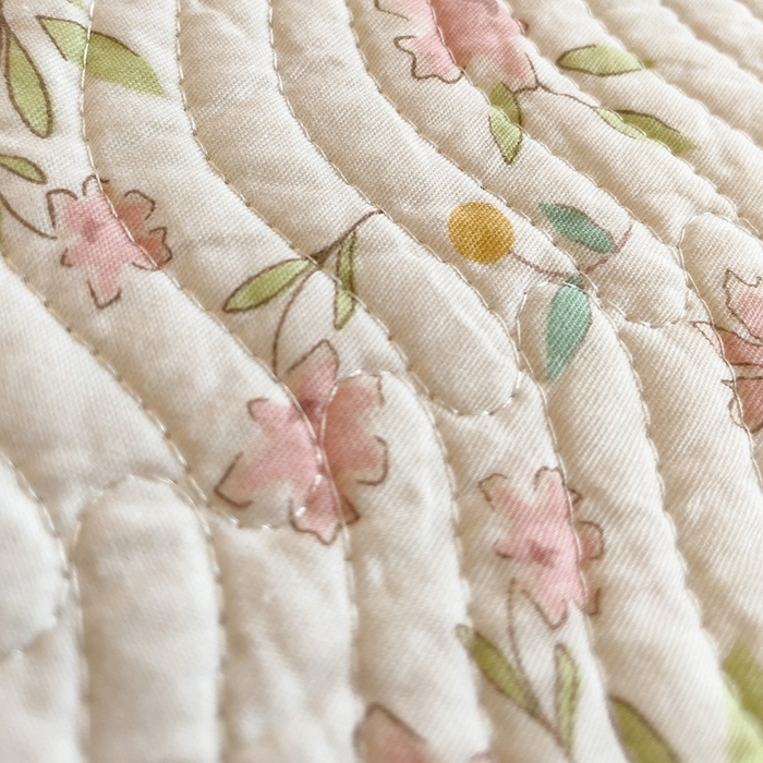 91家纺网 家纺一手货源 找家纺 羽爱家纺2025全棉13372新疆棉花床盖三件套 点点