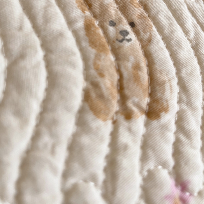 91家纺网 家纺一手货源 找家纺 羽爱家纺2025全棉13372新疆棉花床盖三件套 粉色花火