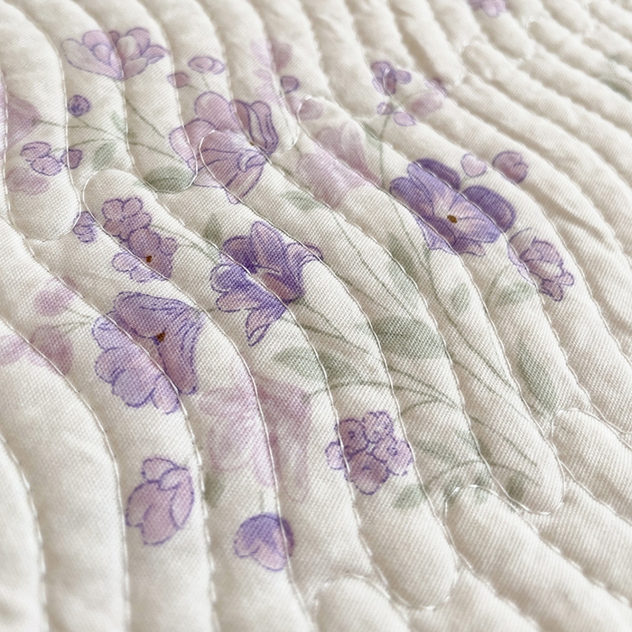 91家纺网 家纺一手货源 找家纺 羽爱家纺2025全棉13372新疆棉花床盖三件套 海棠花