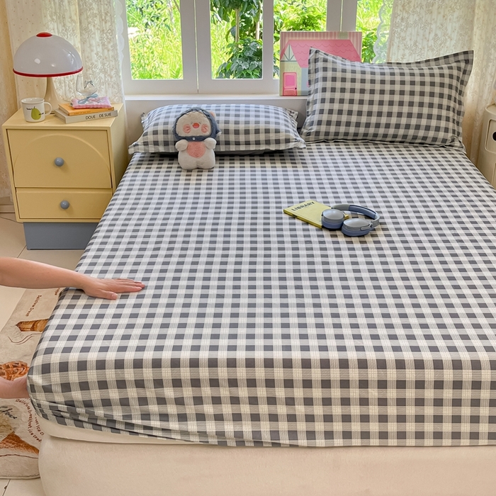 91家纺网 家纺一手货源 找家纺 莱通家纺 2025春夏新款12868纯棉印花四件套-系列二（商家提供买家秀） 格瑞