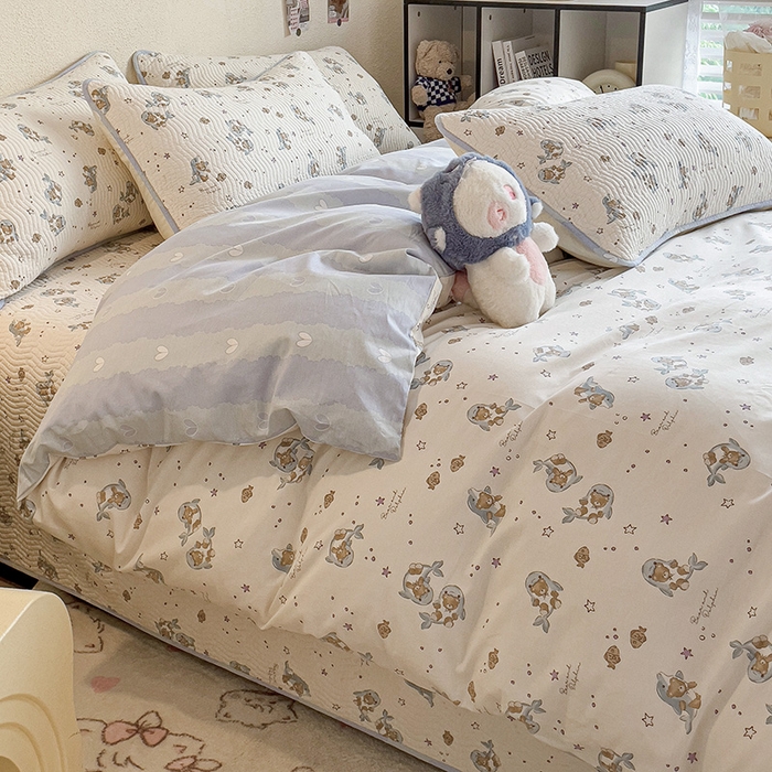 91家纺网 家纺一手货源 找家纺 （总）羽爱家纺2025全棉13372新疆棉花床盖三件套