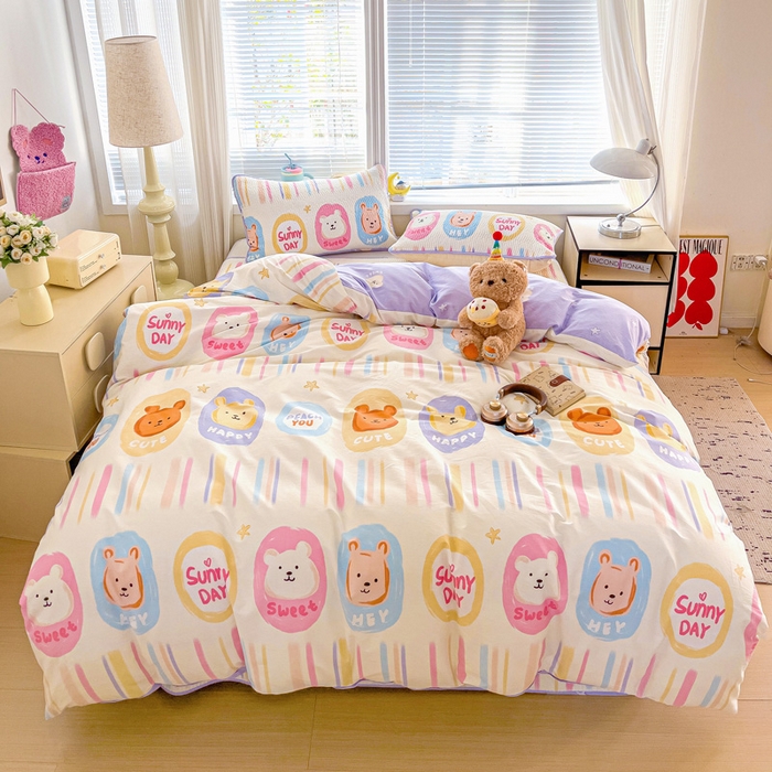 91家纺网 家纺一手货源 找家纺 （总）羽爱家纺 2025全棉13372新疆棉花床盖四件套