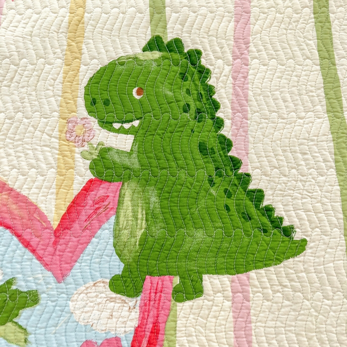 91家纺网 家纺一手货源 找家纺 羽爱家纺 2025全棉13372新疆棉花床盖四件套 熊兔子