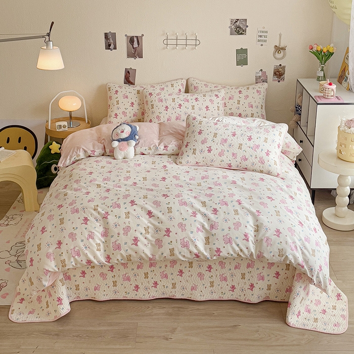 91家纺网 家纺一手货源 找家纺 （总）羽爱家纺 2025全棉13372新疆棉花床盖四件套