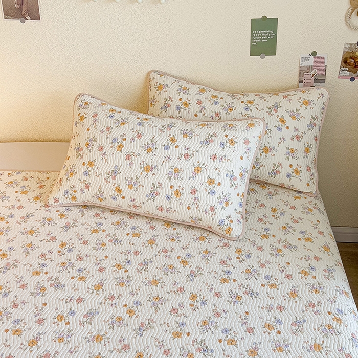 91家纺网 家纺一手货源 找家纺 羽爱家纺 2025全棉13372新疆棉花床盖四件套 花小莱