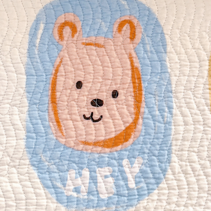 91家纺网 家纺一手货源 找家纺 羽爱家纺 2025全棉13372新疆棉花床盖四件套 维尼日记