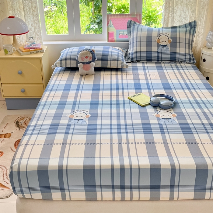 91家纺网 家纺一手货源 找家纺 莱通家纺 2025春夏新款12868纯棉印花单被套 被套单件-系列二（商家提供买家秀） 波比狗