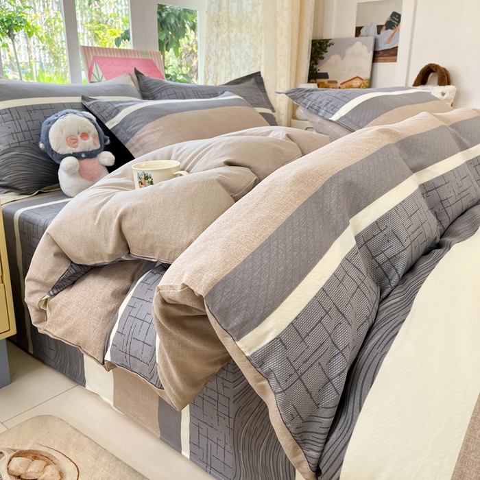 91家纺网 家纺一手货源 找家纺 莱通家纺 2025春夏新款12868纯棉印花单被套 被套单件-系列二（商家提供买家秀） 布兰卡