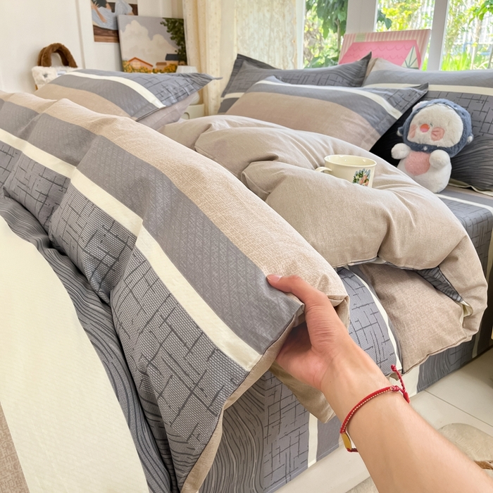 91家纺网 家纺一手货源 找家纺 莱通家纺 2025春夏新款12868纯棉印花单被套 被套单件-系列二（商家提供买家秀） 布兰卡