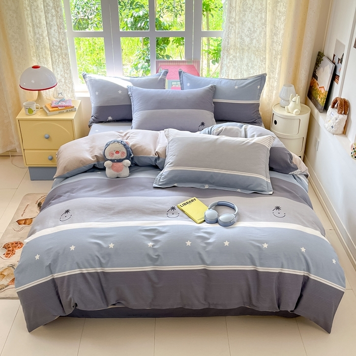 91家纺网 家纺一手货源 找家纺 莱通家纺 2025春夏新款12868纯棉印花单被套 被套单件-系列二（商家提供买家秀） 格利亚