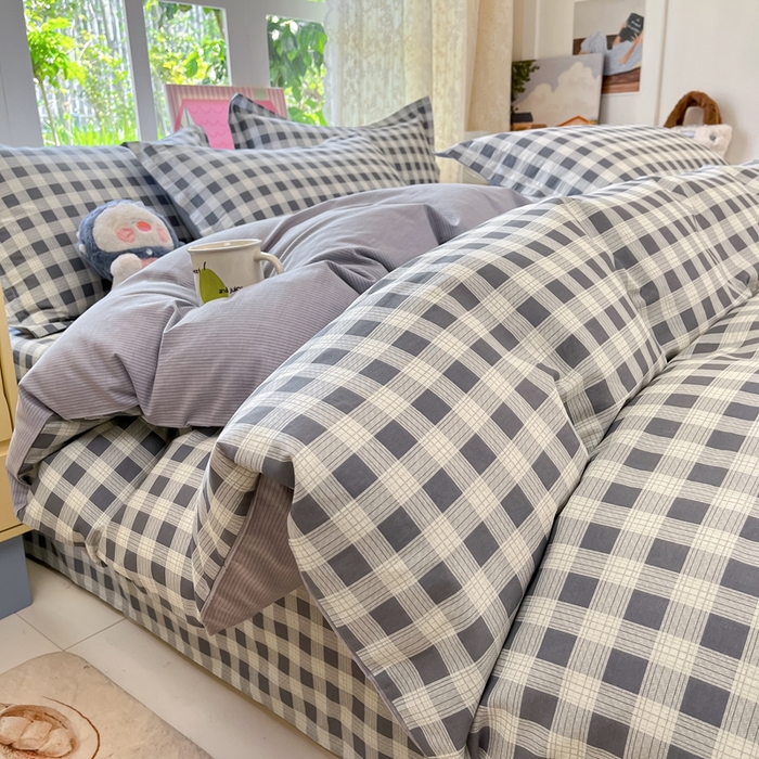 91家纺网 家纺一手货源 找家纺 莱通家纺 2025春夏新款12868纯棉印花单被套 被套单件-系列二（商家提供买家秀） 格瑞