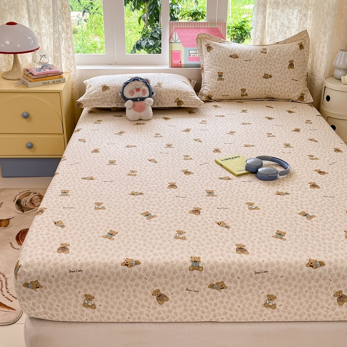 91家纺网 家纺一手货源 找家纺 莱通家纺 2025春夏新款12868纯棉印花单被套 被套单件-系列二（商家提供买家秀） 果酱电台