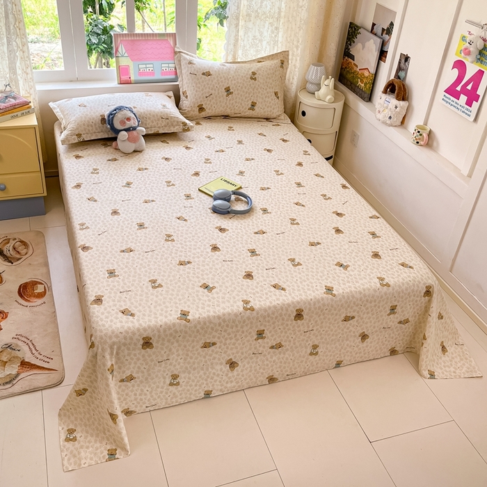 91家纺网 家纺一手货源 找家纺 莱通家纺 2025春夏新款12868纯棉印花单被套 被套单件-系列二（商家提供买家秀） 果酱电台