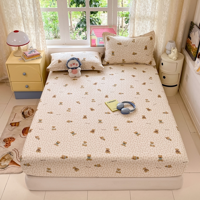 91家纺网 家纺一手货源 找家纺 莱通家纺 2025春夏新款12868纯棉印花单被套 被套单件-系列二（商家提供买家秀） 果酱电台