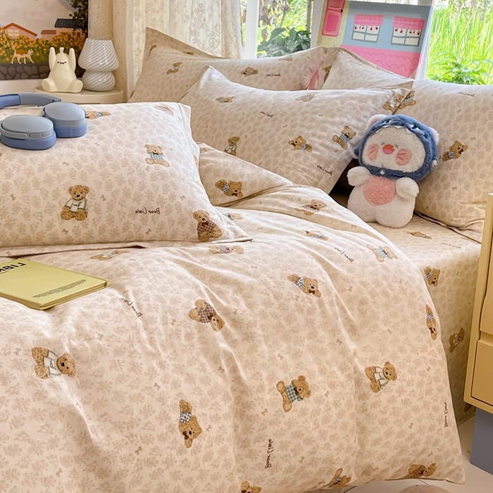 91家纺网 家纺一手货源 找家纺 莱通家纺 2025春夏新款12868纯棉印花单被套 被套单件-系列二（商家提供买家秀） 果酱电台