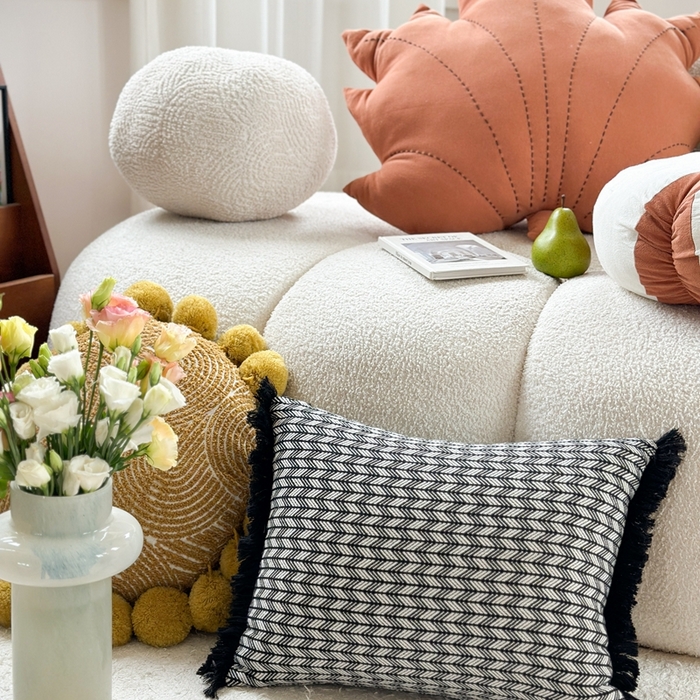 91家纺网 家纺一手货源 找家纺 （总）918拾朵家居 2025新款北欧ins风创意抱枕