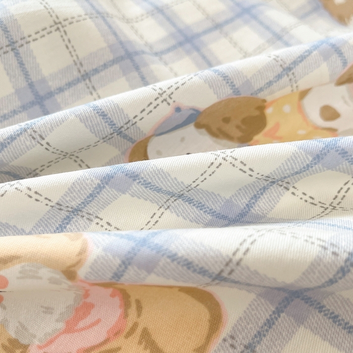 91家纺网 家纺一手货源 找家纺 莱通家纺 2025春夏新款12868纯棉印花四件套-系列二（商家提供买家秀） 童年趣事