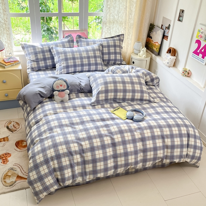 91家纺网 家纺一手货源 找家纺 莱通家纺 2025春夏新款12868纯棉印花单被套 被套单件-系列二（商家提供买家秀） 简昔