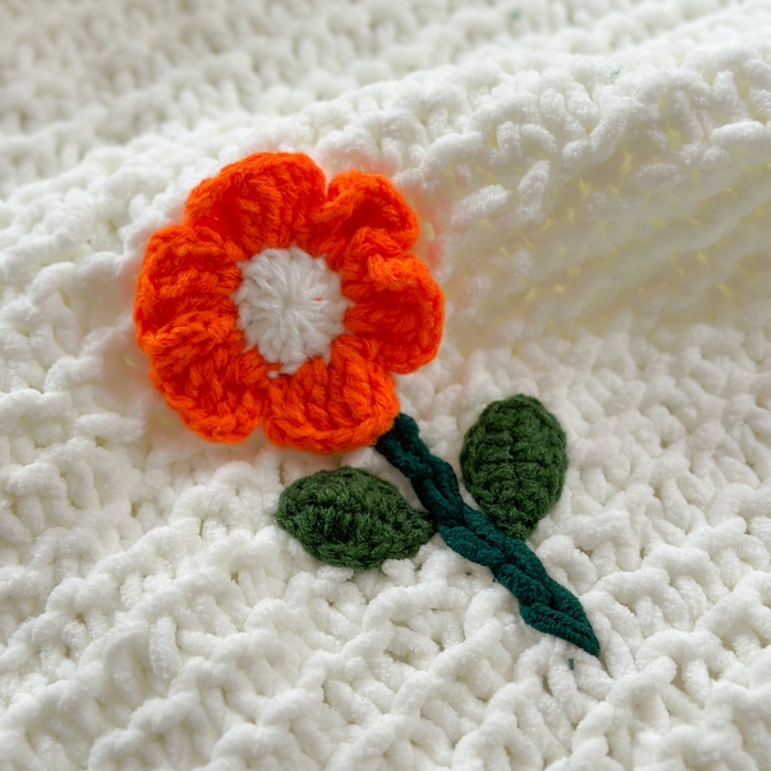 91家纺网 家纺一手货源 找家纺 （总）918拾朵家居 2025新款纯手工立体花朵绒毯