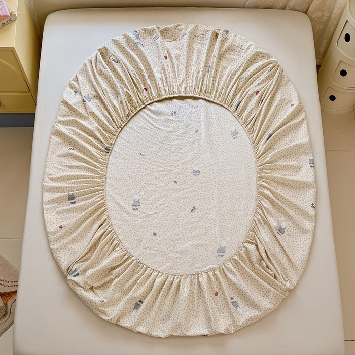 91家纺网 家纺一手货源 找家纺 莱通家纺 2025春夏新款12868纯棉印花单被套 被套单件-系列二（商家提供买家秀） 奶呼兔兔