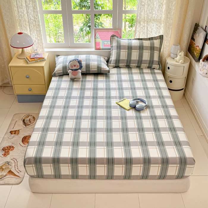 91家纺网 家纺一手货源 找家纺 莱通家纺 2025春夏新款12868纯棉印花四件套-系列二（商家提供买家秀） 新格拉