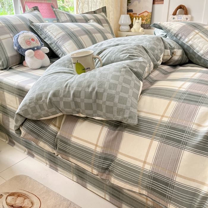 91家纺网 家纺一手货源 找家纺 莱通家纺 2025春夏新款12868纯棉印花四件套-系列二（商家提供买家秀） 新格拉