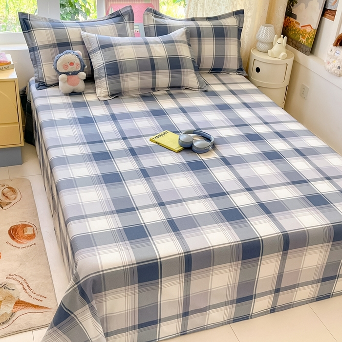 91家纺网 家纺一手货源 找家纺 莱通家纺 2025春夏新款12868纯棉印花四件套-系列二（商家提供买家秀） 悬浮晶阵