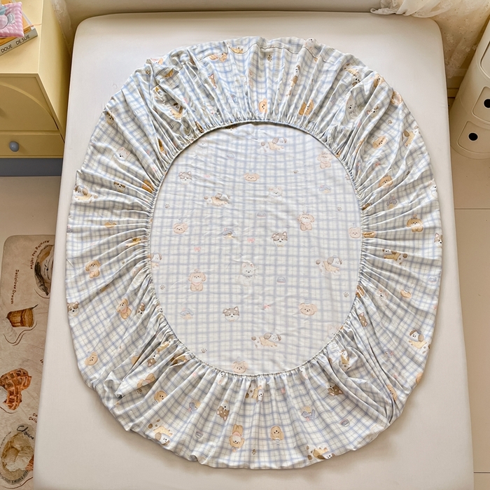 91家纺网 家纺一手货源 找家纺 莱通家纺 2025春夏新款12868纯棉印花单被套 被套单件-系列二（商家提供买家秀） 童年趣事