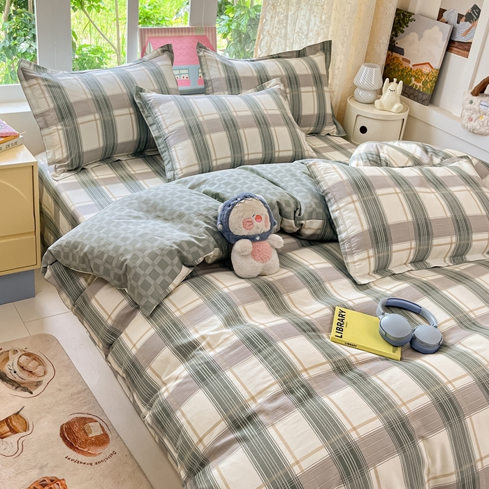 91家纺网 家纺一手货源 找家纺 莱通家纺 2025春夏新款12868纯棉印花单被套 被套单件-系列二（商家提供买家秀） 新格拉