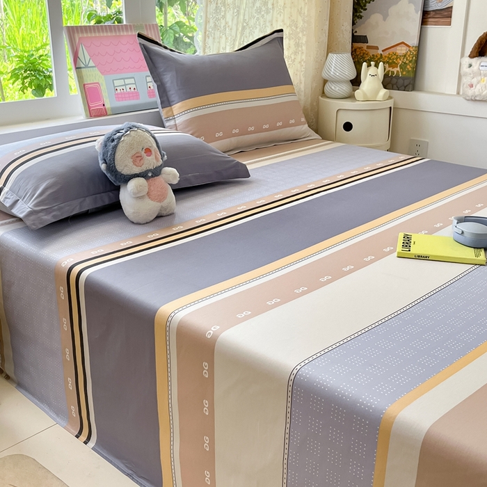 91家纺网 家纺一手货源 找家纺 莱通家纺 2025春夏新款12868纯棉印花四件套-系列二（商家提供买家秀） 正交暮色