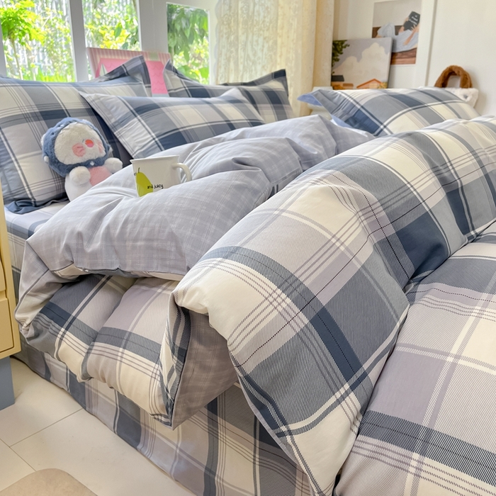 91家纺网 家纺一手货源 找家纺 莱通家纺 2025春夏新款12868纯棉印花单被套 被套单件-系列二（商家提供买家秀） 悬浮晶阵