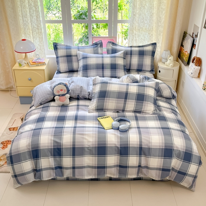 91家纺网 家纺一手货源 找家纺 莱通家纺 2025春夏新款12868纯棉印花单被套 被套单件-系列二（商家提供买家秀） 悬浮晶阵