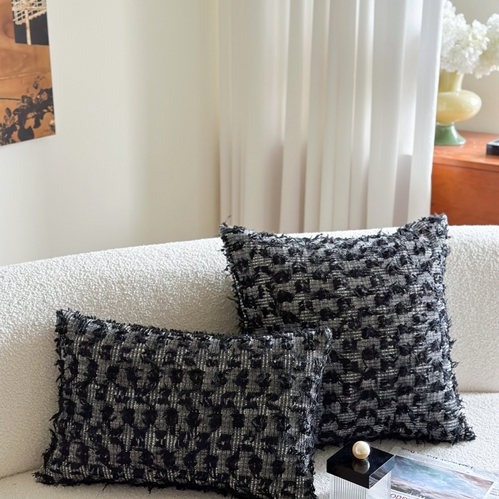 91家纺网 家纺一手货源 找家纺 （总）918拾朵家居 2025新款立体流苏小香风抱枕