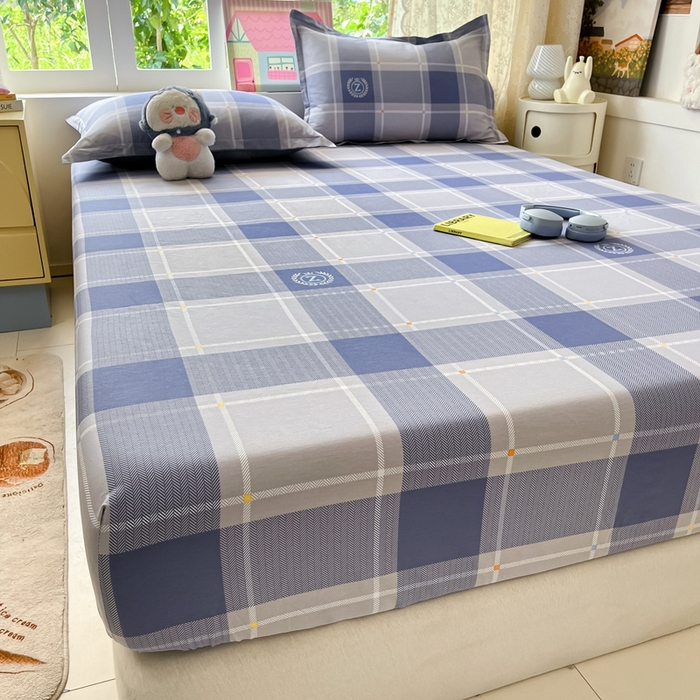 91家纺网 家纺一手货源 找家纺 莱通家纺 2025春夏新款12868纯棉印花单被套 被套单件-系列二（商家提供买家秀） 英伦风