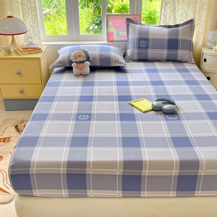 91家纺网 家纺一手货源 找家纺 莱通家纺 2025春夏新款12868纯棉印花单被套 被套单件-系列二（商家提供买家秀） 英伦风