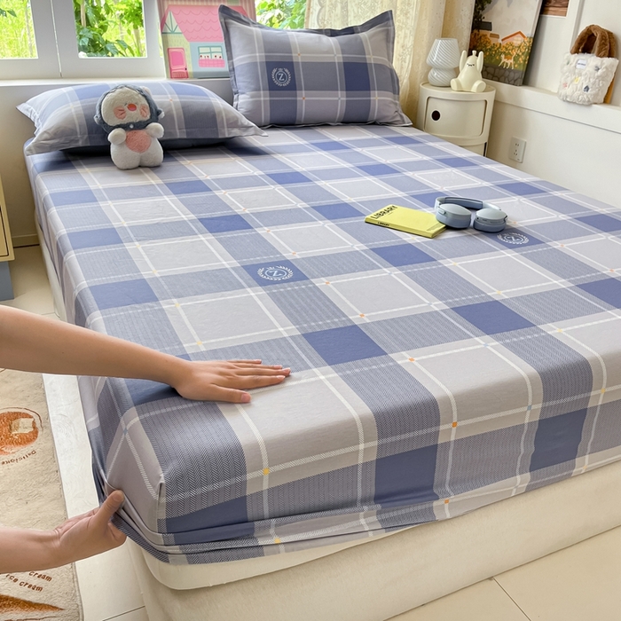 91家纺网 家纺一手货源 找家纺 莱通家纺 2025春夏新款12868纯棉印花单被套 被套单件-系列二（商家提供买家秀） 英伦风