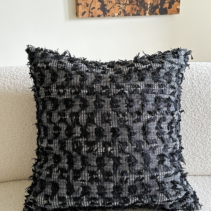 91家纺网 家纺一手货源 找家纺 （总）918拾朵家居 2025新款立体流苏小香风抱枕