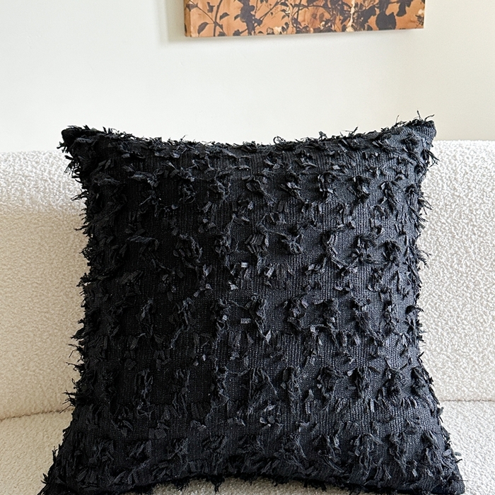 91家纺网 家纺一手货源 找家纺 （总）918拾朵家居 2025新款立体流苏小香风抱枕