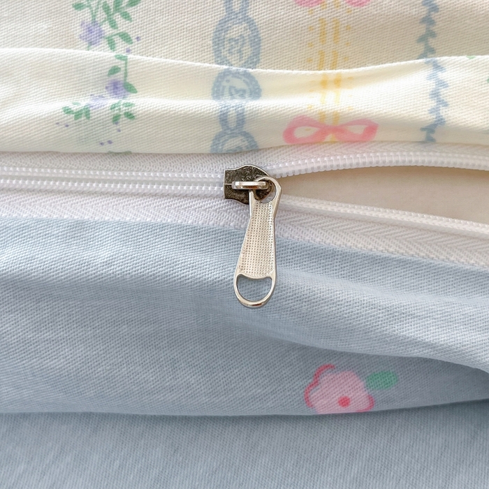 91家纺网 家纺一手货源 找家纺 莱通家纺 2025春夏新款12868纯棉印花单被套 被套单件-系列二（商家提供买家秀） 月光摇蓝草