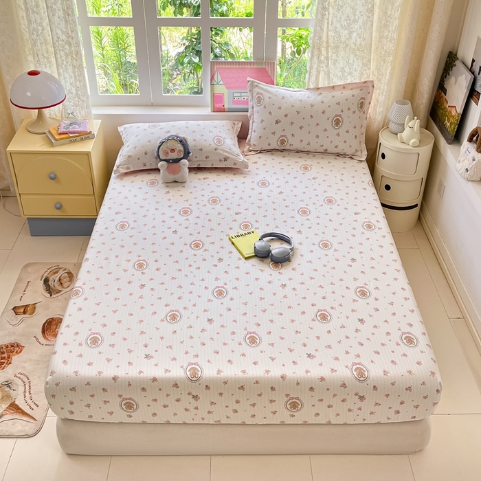 91家纺网 家纺一手货源 找家纺 莱通家纺 2025春夏新款12868纯棉印花单被套 被套单件-系列二（商家提供买家秀） 云朵相馆