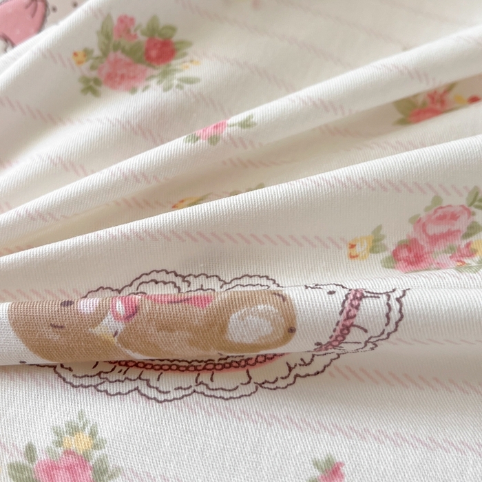 91家纺网 家纺一手货源 找家纺 莱通家纺 2025春夏新款12868纯棉印花单被套 被套单件-系列二（商家提供买家秀） 云朵相馆