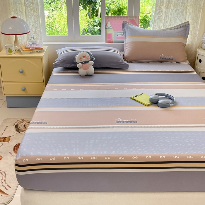 91家纺网 家纺一手货源 找家纺 莱通家纺 2025春夏新款12868纯棉印花单被套 被套单件-系列二（商家提供买家秀） 正交暮色