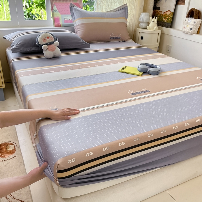 91家纺网 家纺一手货源 找家纺 莱通家纺 2025春夏新款12868纯棉印花单被套 被套单件-系列二（商家提供买家秀） 正交暮色