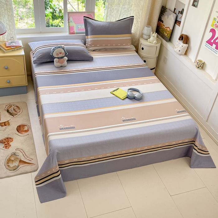 91家纺网 家纺一手货源 找家纺 莱通家纺 2025春夏新款12868纯棉印花单被套 被套单件-系列二（商家提供买家秀） 正交暮色