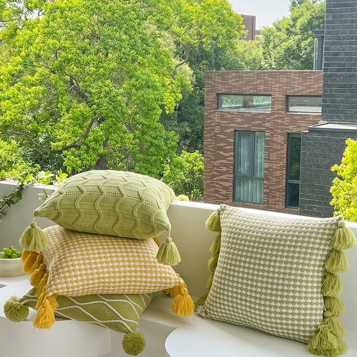 91家纺网 家纺一手货源 找家纺 （总）918拾朵家居 2025新款热卖流苏抱枕