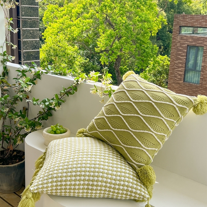 91家纺网 家纺一手货源 找家纺 （总）918拾朵家居 2025新款热卖流苏抱枕