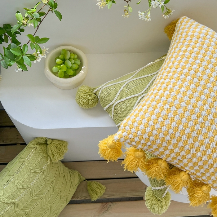 91家纺网 家纺一手货源 找家纺 （总）918拾朵家居 2025新款热卖流苏抱枕